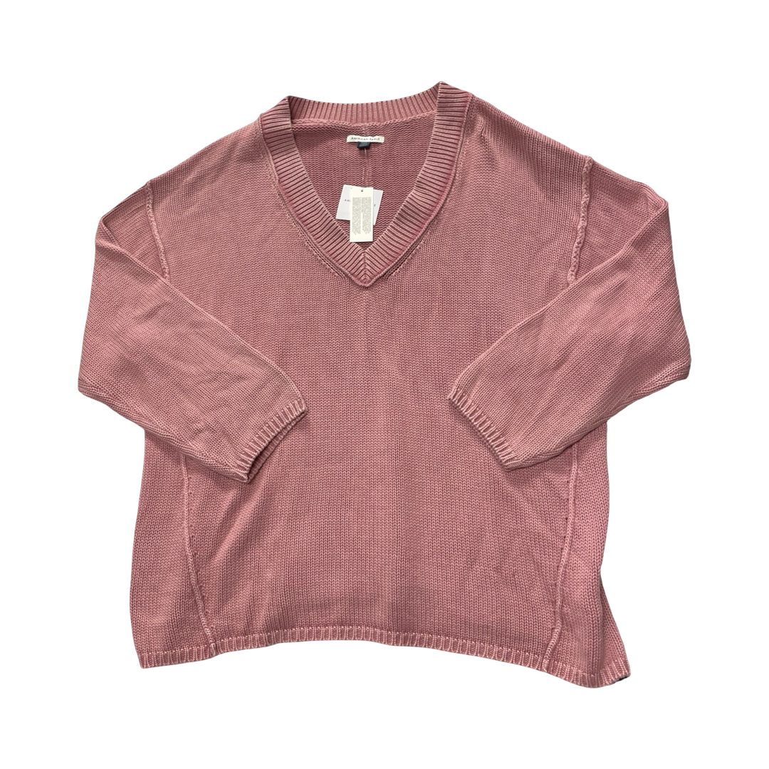 Sweater By American Eagle In Pink, Size:M