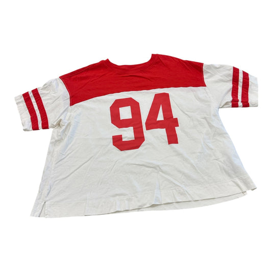 Top Ss By Old Navy In Red & White, Size:L