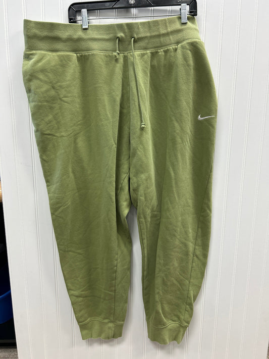 Athletic Pants By Nike In Green, Size:1X