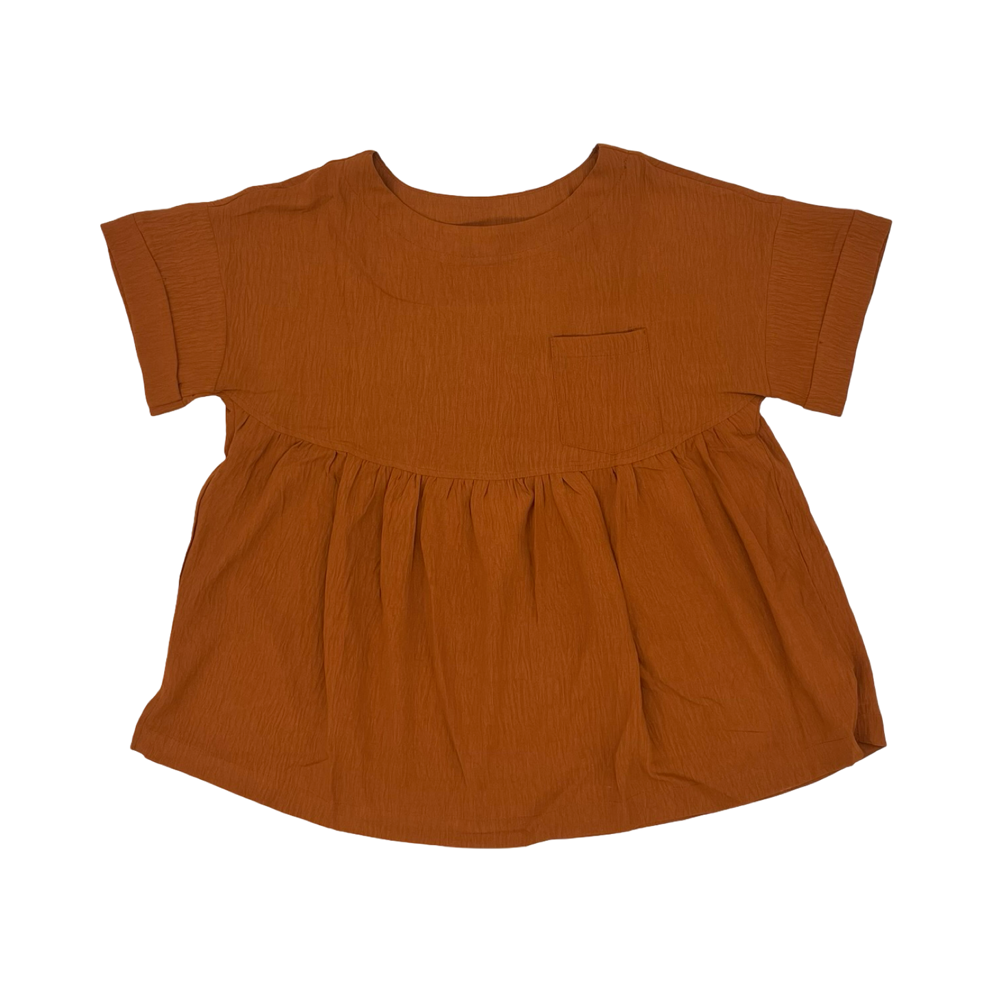Blouse Ss By Clothes Mentor In Brown, Size:M