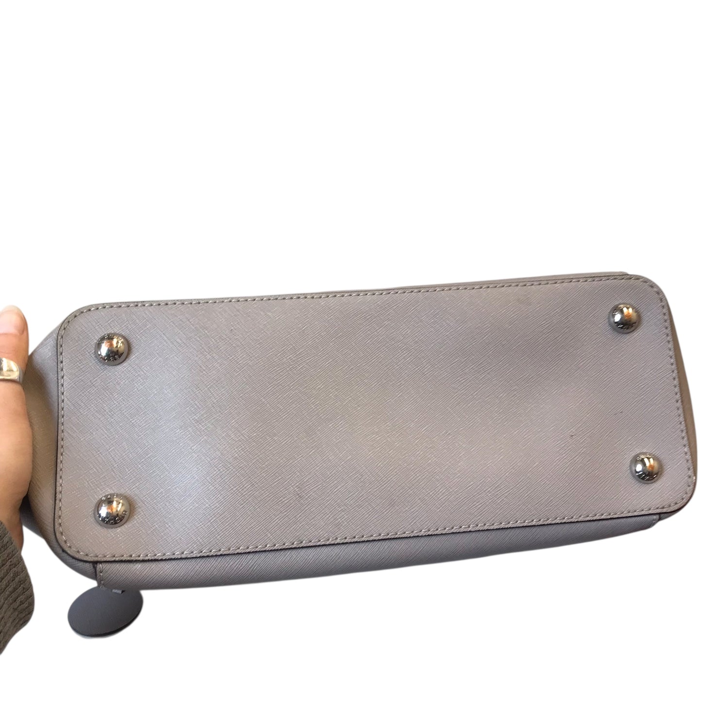 Handbag Designer By Michael Kors In Grey, Size:Large