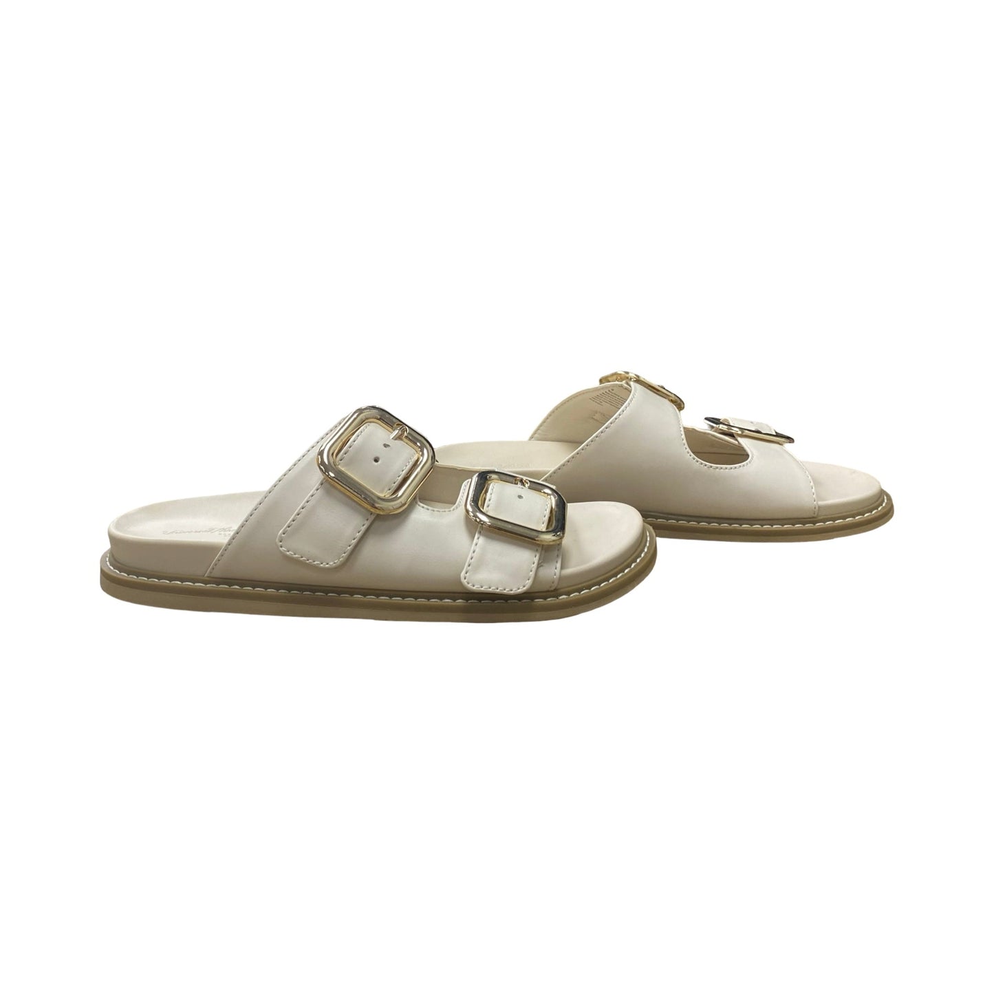 Sandals Flats By Universal Thread In Cream, Size:8