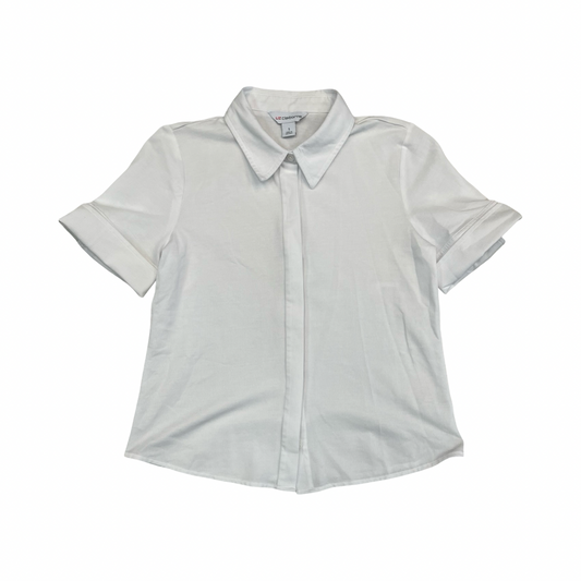 Top Ss By Liz Claiborne In White, Size:S