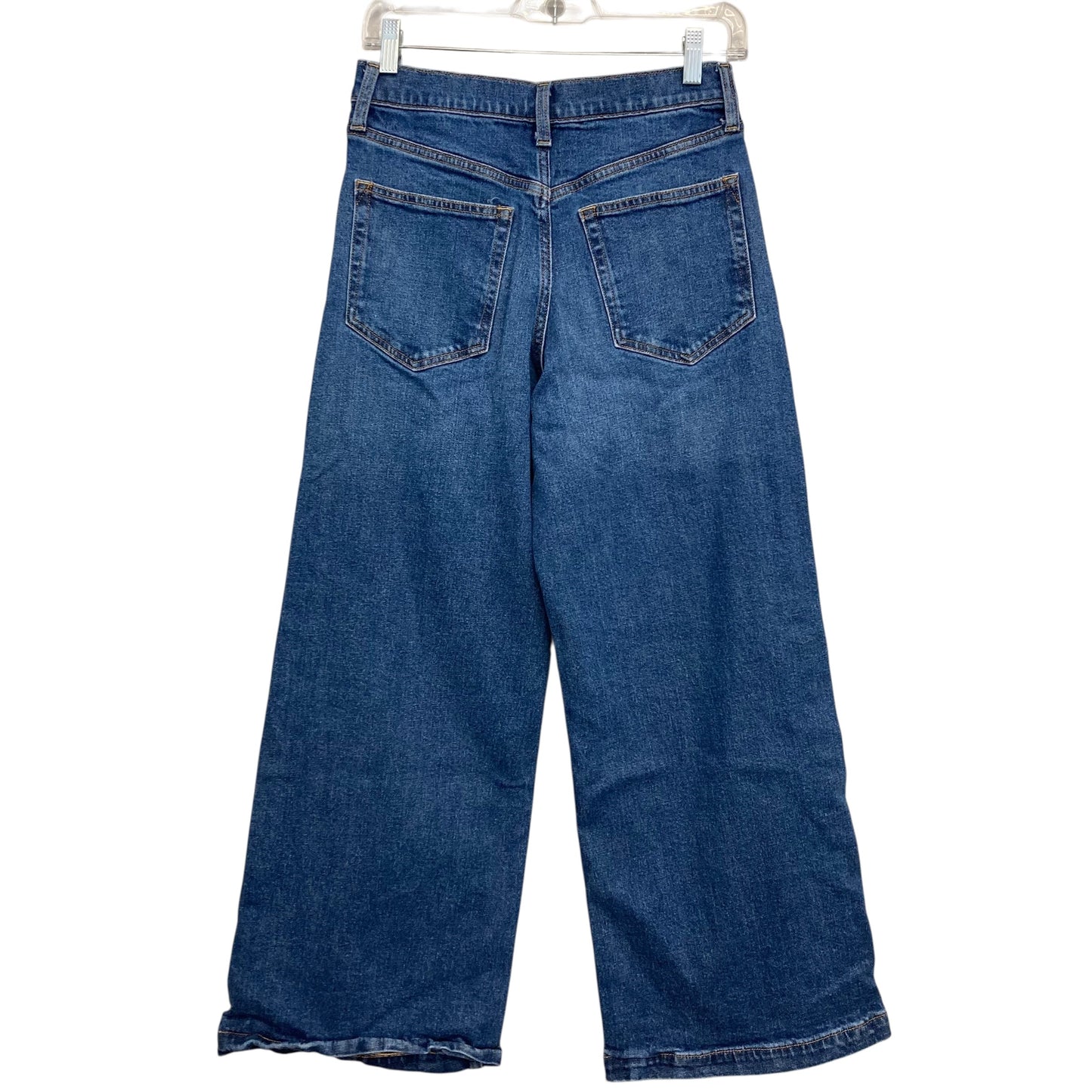 Jeans Wide Leg By Gap In Blue Denim, Size:6P