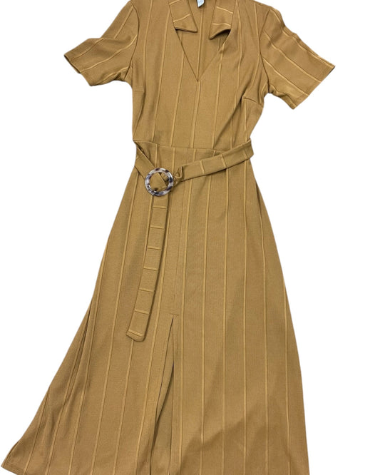 Dress Casual Midi By Asos In Gold, Size:S