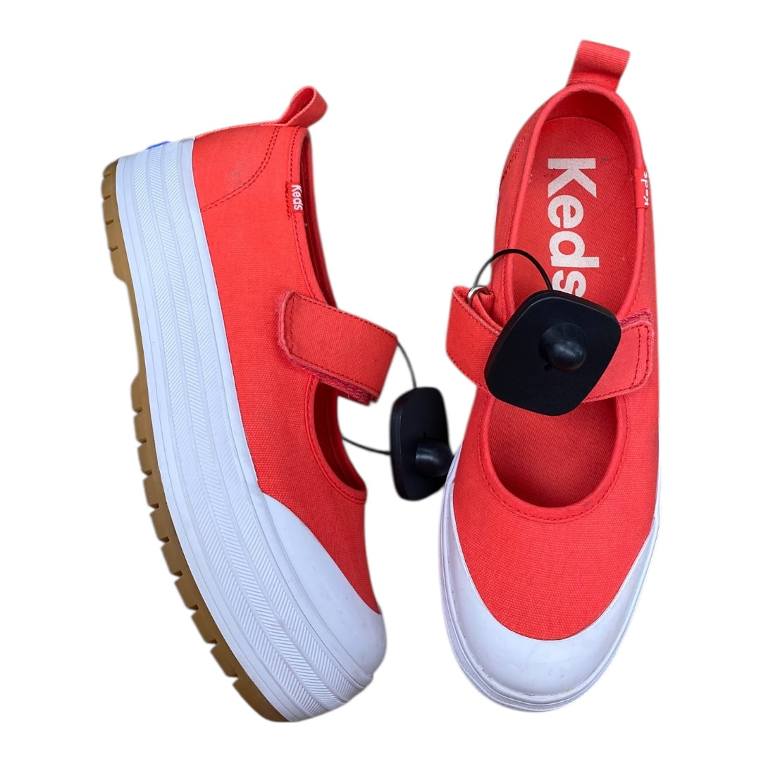 Shoes Flats By Keds In Red, Size:6.5