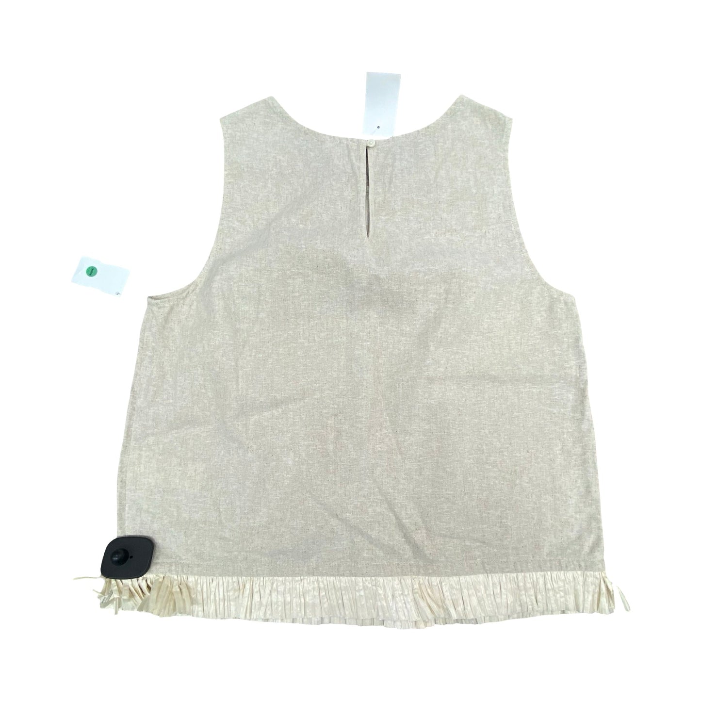 Top Sleeveless By J. Crew In Beige, Size:M