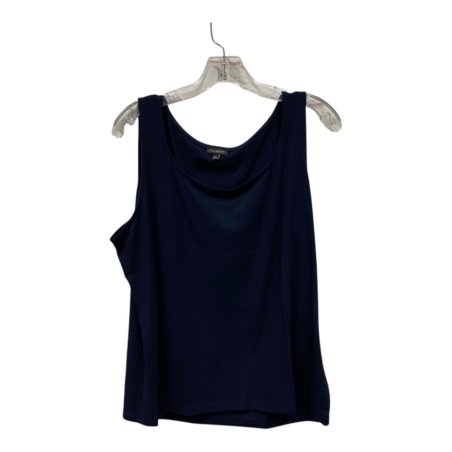 Top Sleeveless By Talbots In Blue, Size:Xl