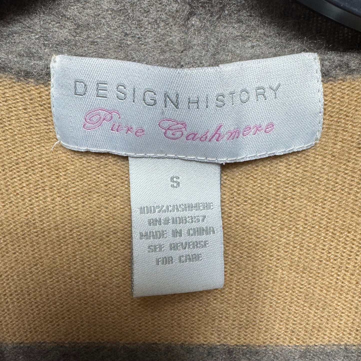 Sweater Cashmere By Design History In Striped Pattern, Size: S