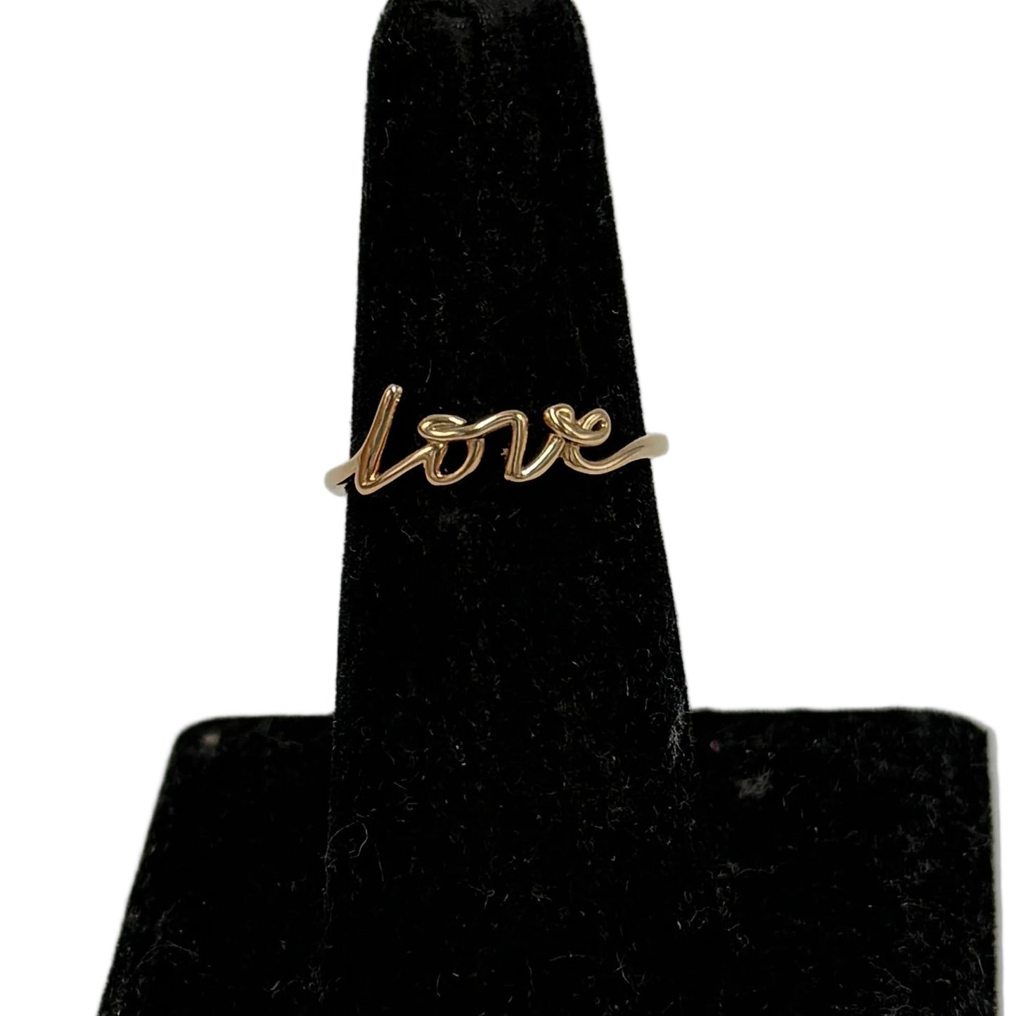 Tiffany & Company Paloma's Graffiti 18k LOVE Luxury Ring, Size: 7