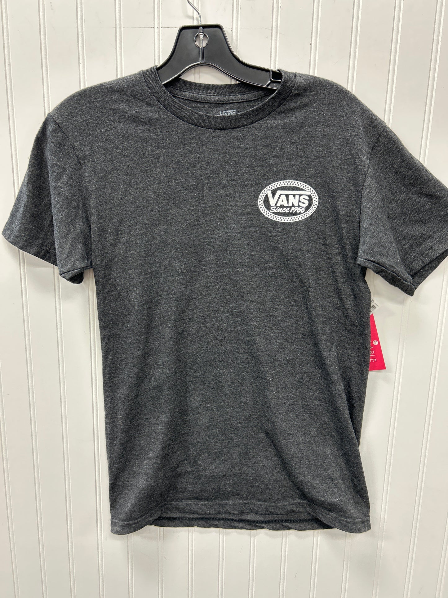 Top Ss By Vans In Grey, Size:S