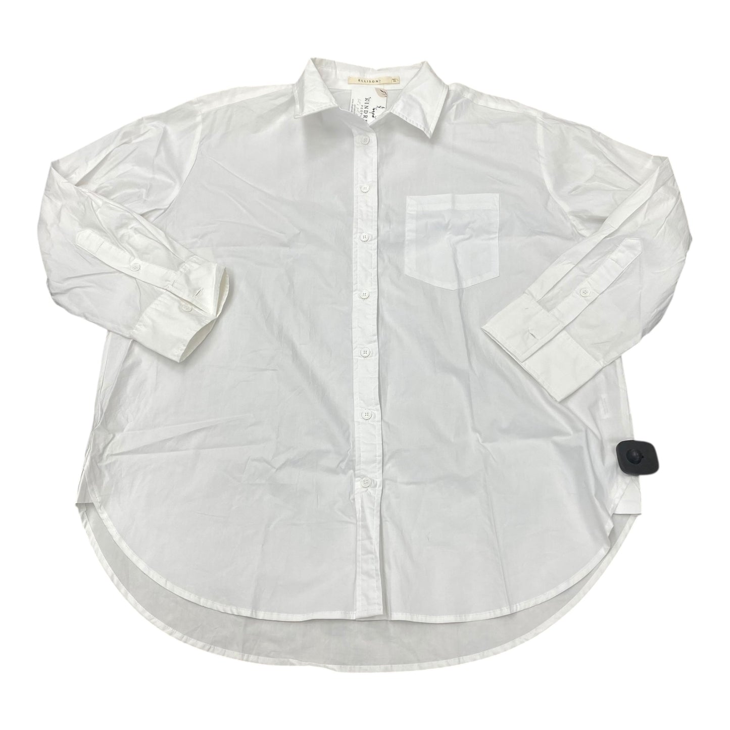 Top Ls By Ellison In White, Size:L