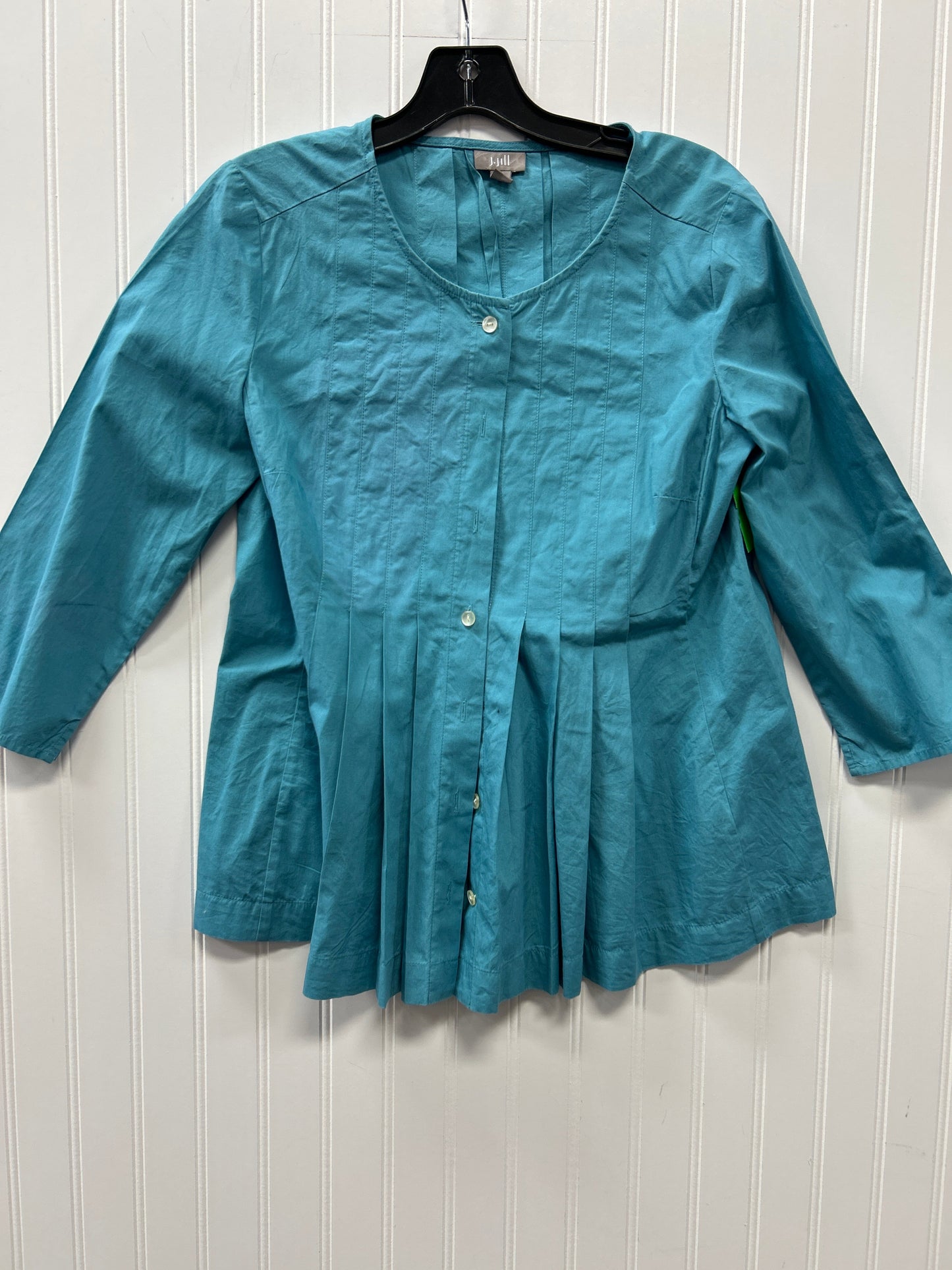Top Ls By J. Jill In Teal, Size:Xs
