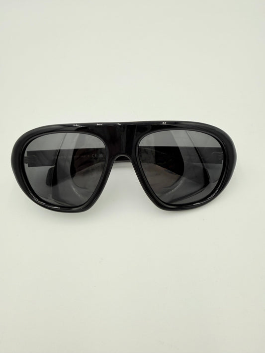 Sunglasses Luxury Designer By Prada In Black, Size: