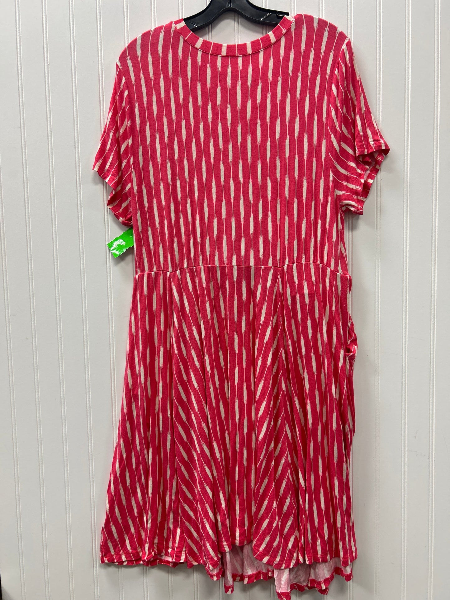 Dress Casual Midi By Torrid In Pink, Size:2X