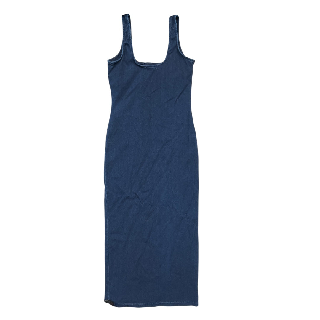 Dress Casual Midi By Good American In Blue, Size:2