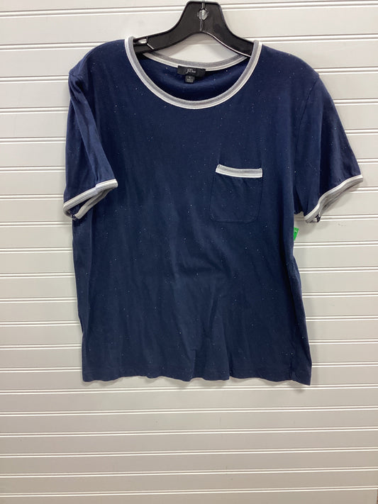 Top Ss By J. Crew In Navy, Size:L