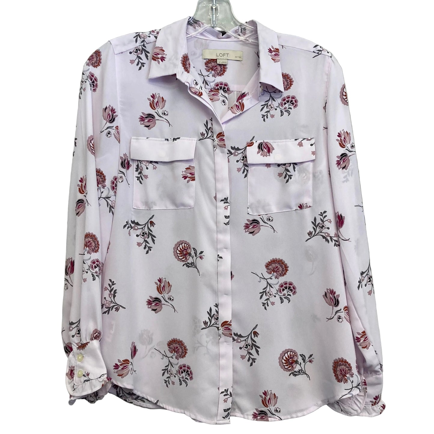 Top Ls By Loft In Pink, Size:Sp