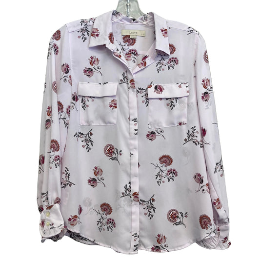 Top Ls By Loft In Pink, Size:Sp