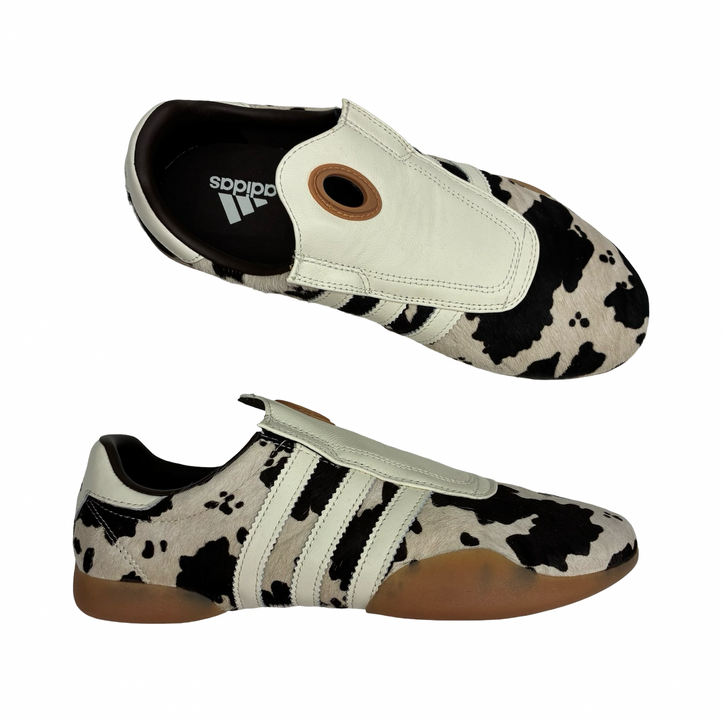 Shoes Sneakers By Adidas In Black & Cream, Size:8
