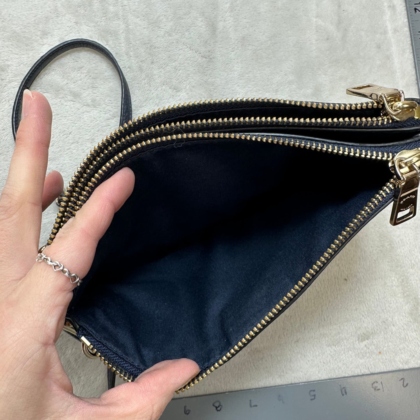 Crossbody Designer By Coach, Size: Small