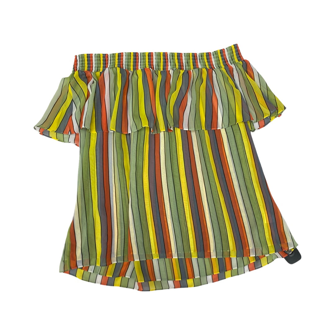 Top Sleeveless By Cabi In Striped Pattern, Size:Xl