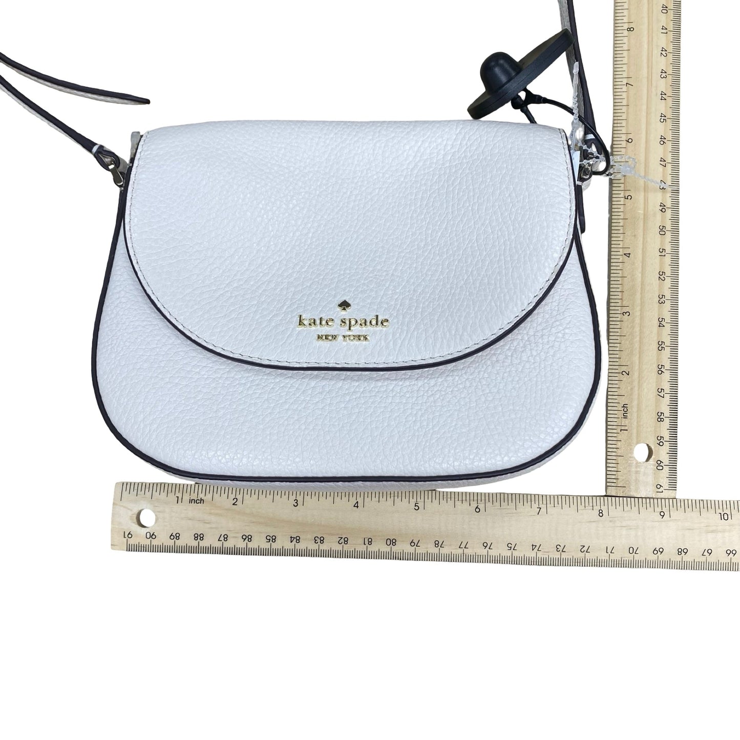 Handbag Designer By Kate Spade In Ivory, Size:Small