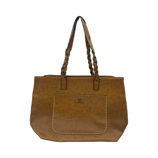 Handbag By Cme In Brown, Size:Medium