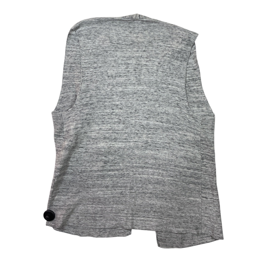 Vest Sweater By Pure Jill In Grey, Size:L