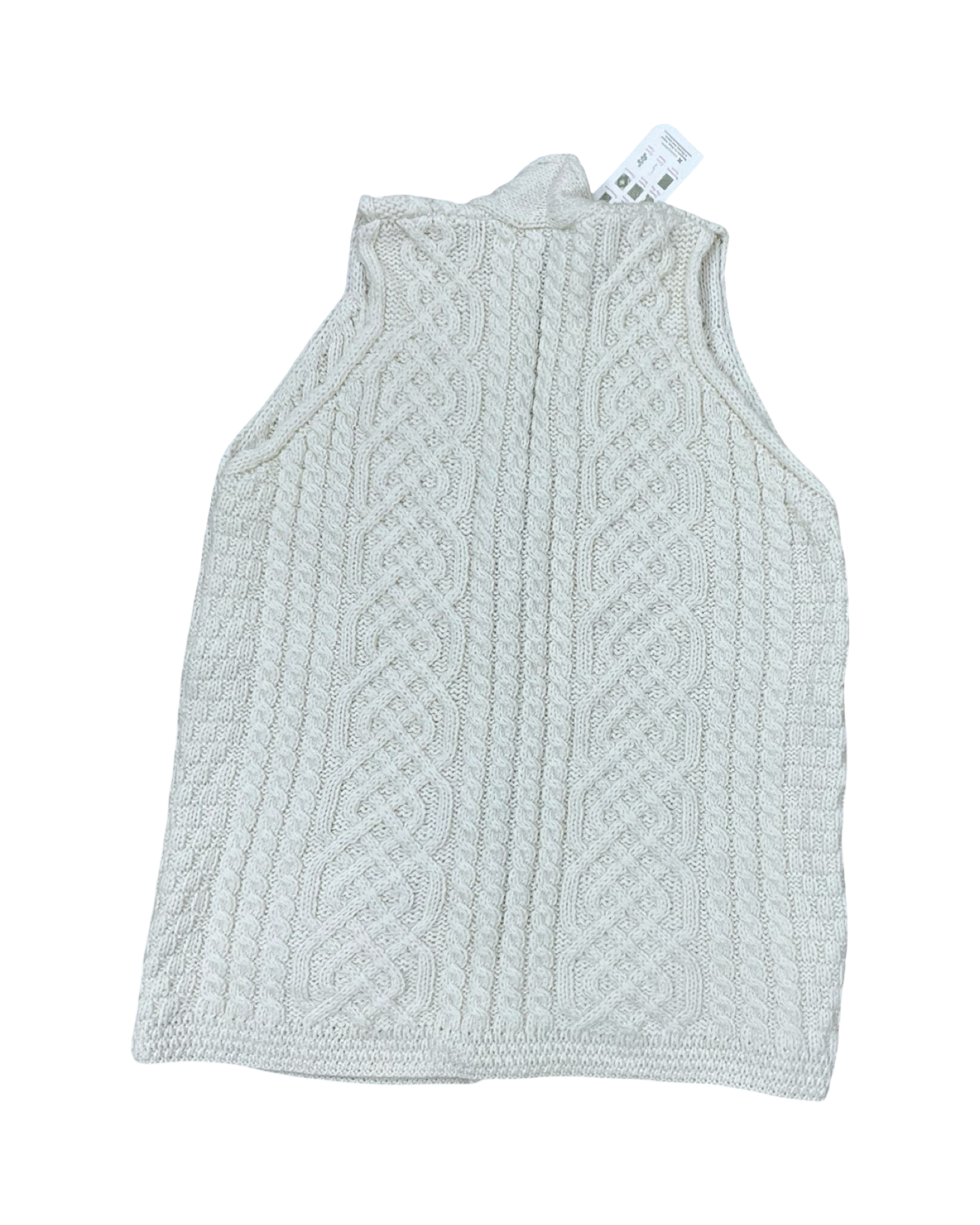 Sweater Cardigan By Clothes Mentor In Cream, Size:M
