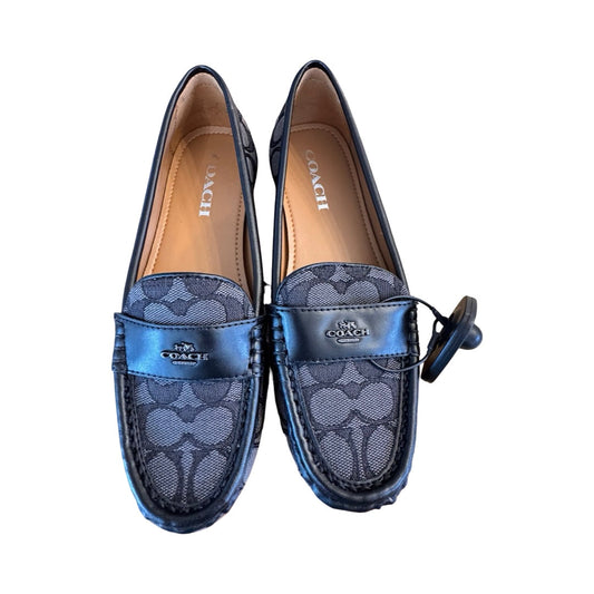 Shoes Designer By Coach In Black & Grey, Size:7.5