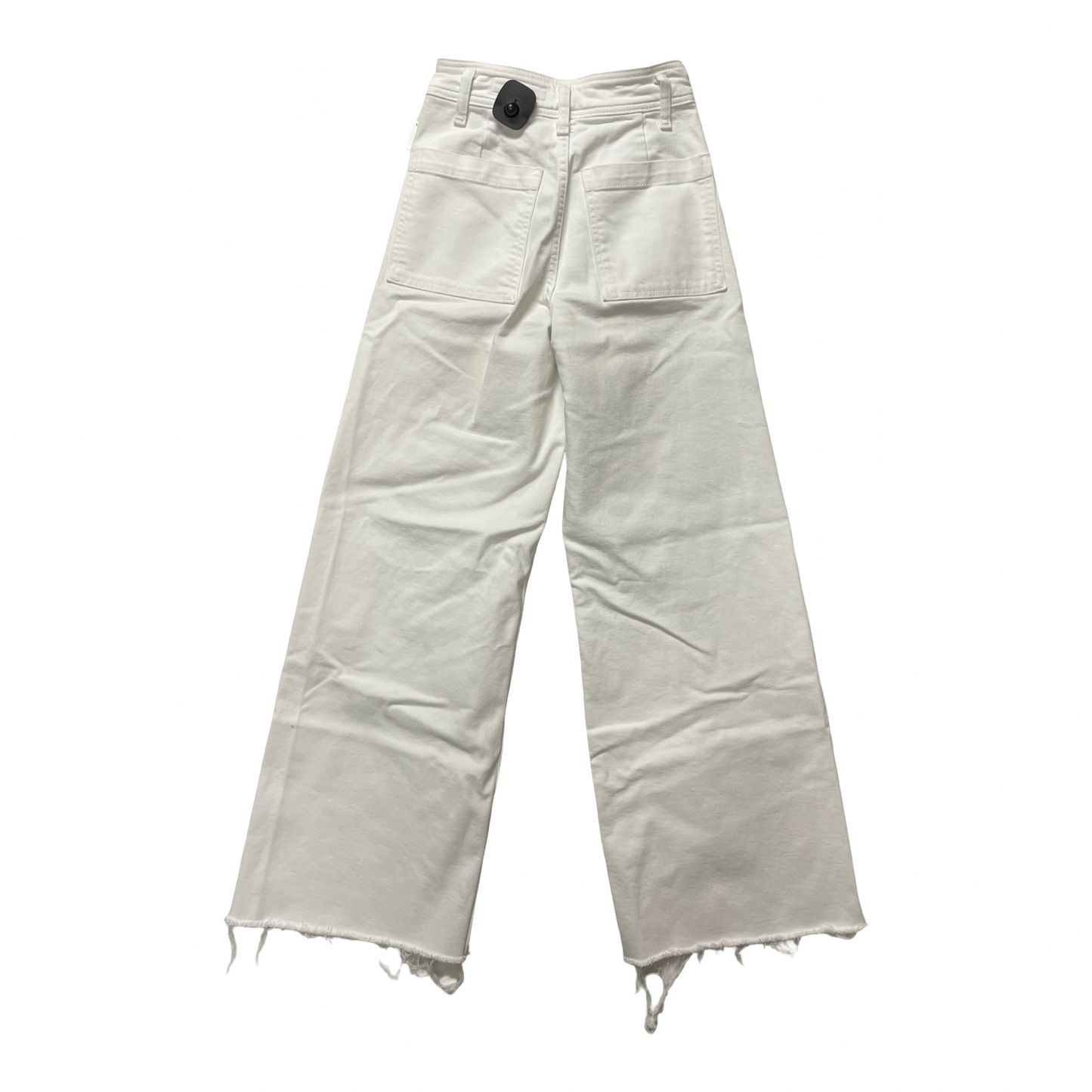 Jeans Wide Leg By Zara In White, Size:2