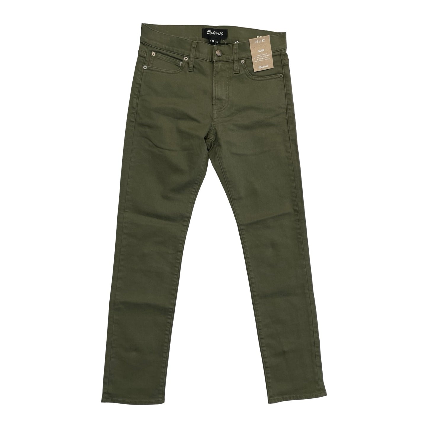 Jeans Skinny By Madewell In Green Denim, Size:6