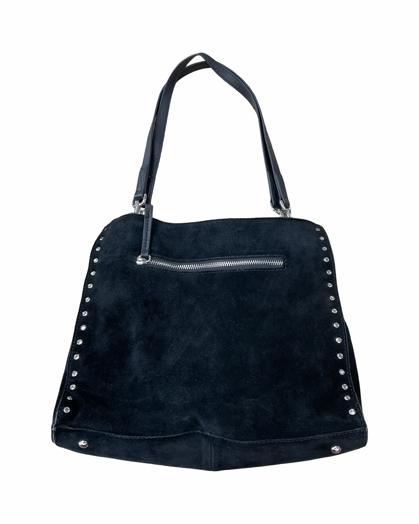 Handbag By American Leather Co In Black, Size:Medium