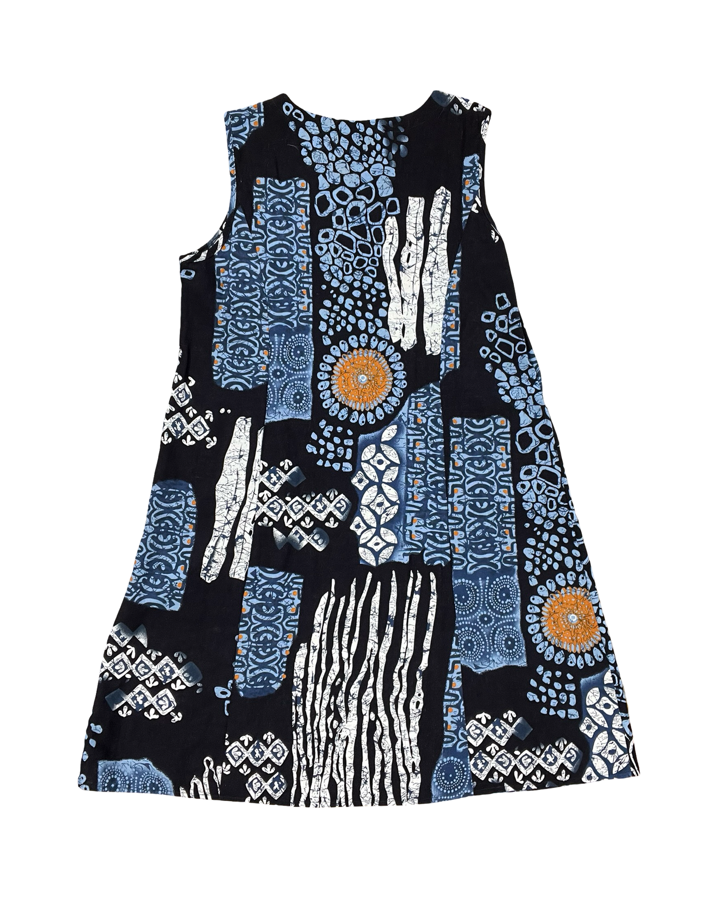 Dress Work By Creation In Blue, Size:M
