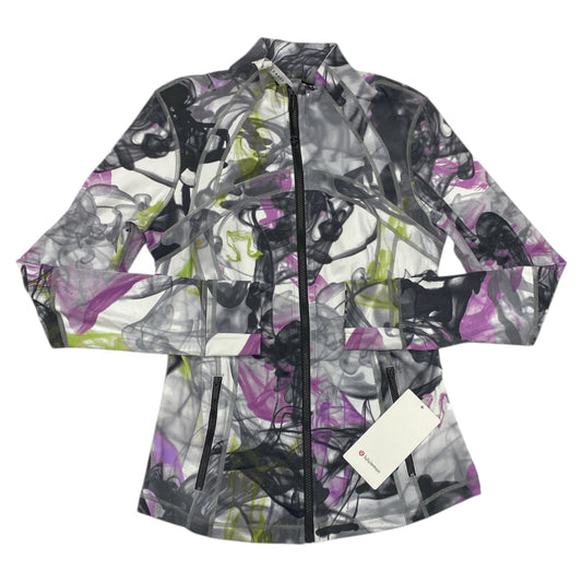 Athletic Jacket By Lululemon In Multi, Size:12