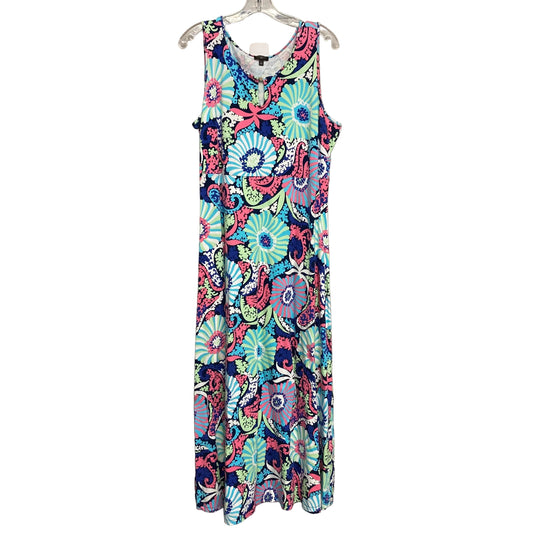 Dress Casual Maxi By Talbots In Multi, Size:1X