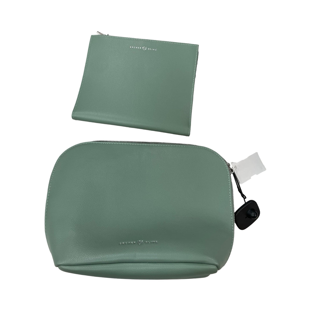 Makeup Bag By Clothes Mentor In Green, Size:Large