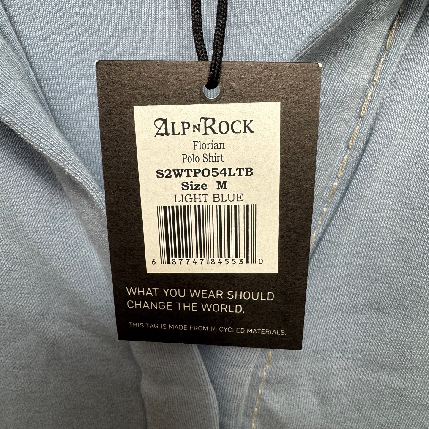 Florian Polo Shirt By Alp N Rock In Light Blue, Size: M