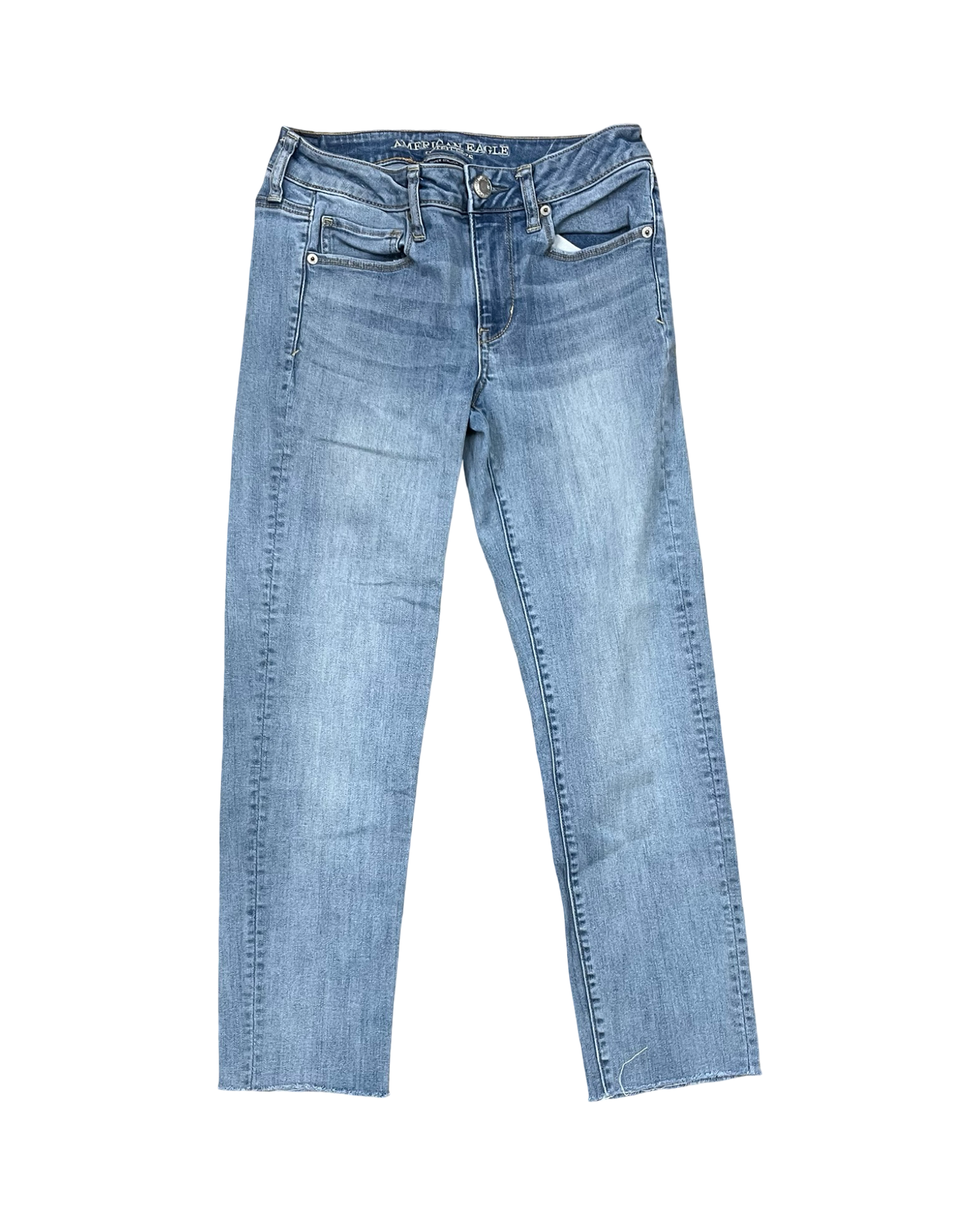 Jeans Skinny By American Eagle In Blue Denim, Size:6