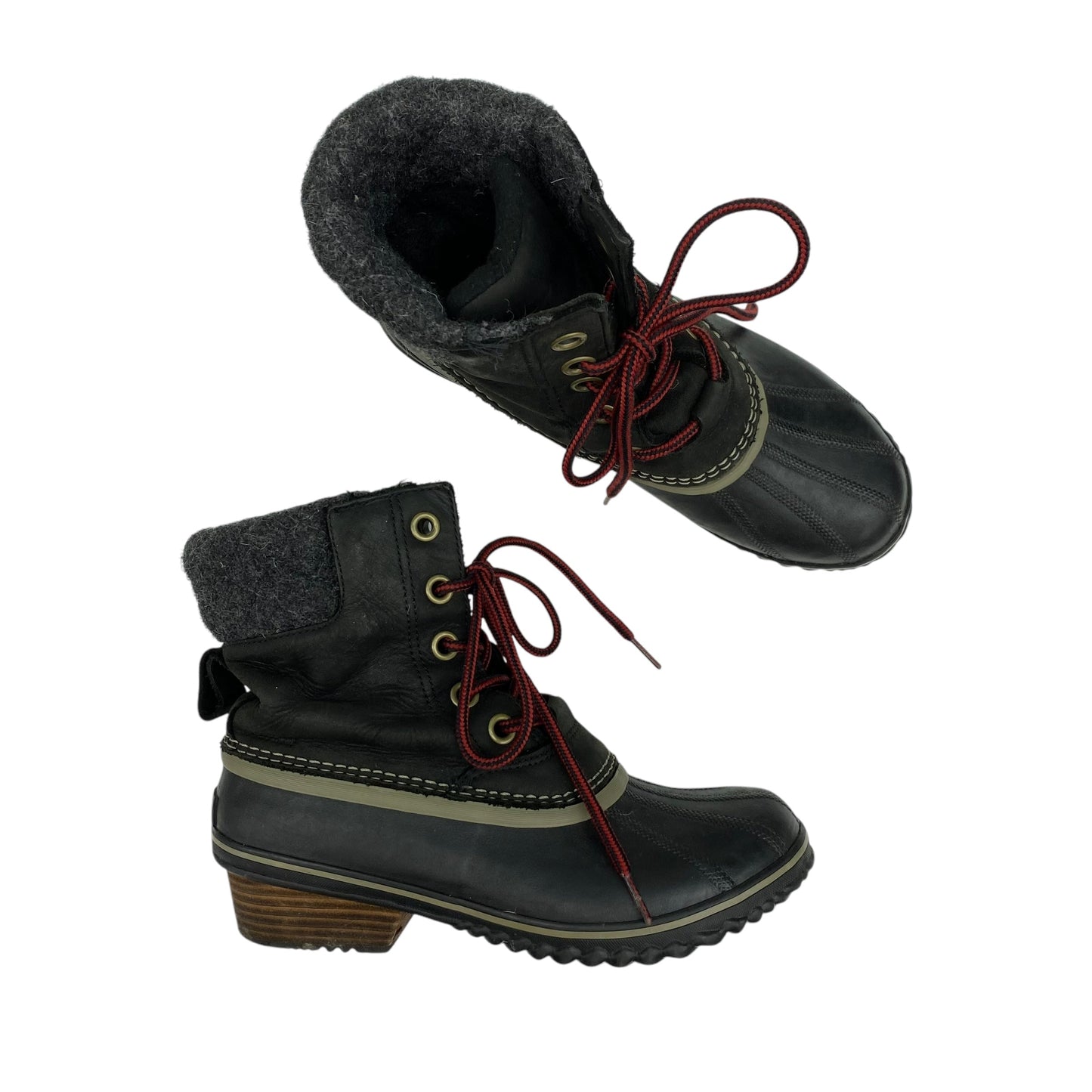 Boots Snow By Sorel In Black, Size:9