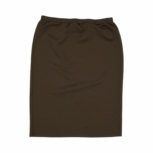 Skirt Midi By Clothes Mentor In Brown, Size:M