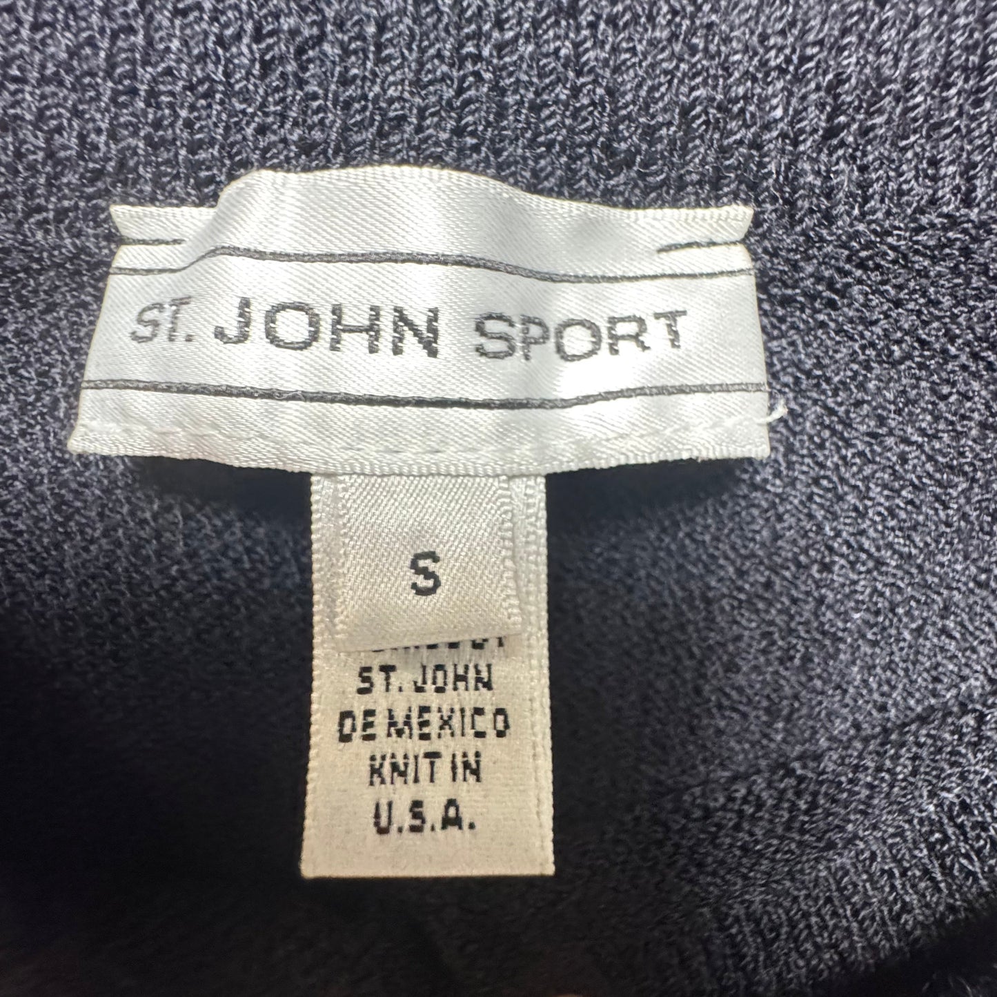 Sweater Cardigan Luxury Designer By St John Collection In Black, Size: S
