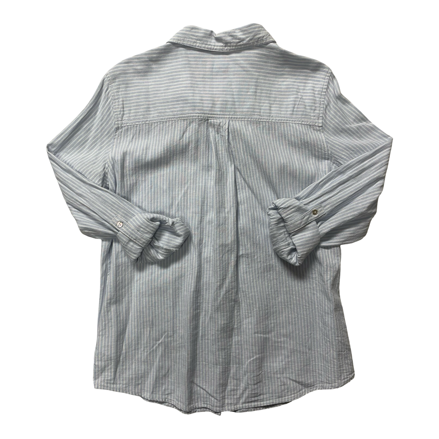 Top Ls By Sigrid Olsen In Blue & White, Size:L