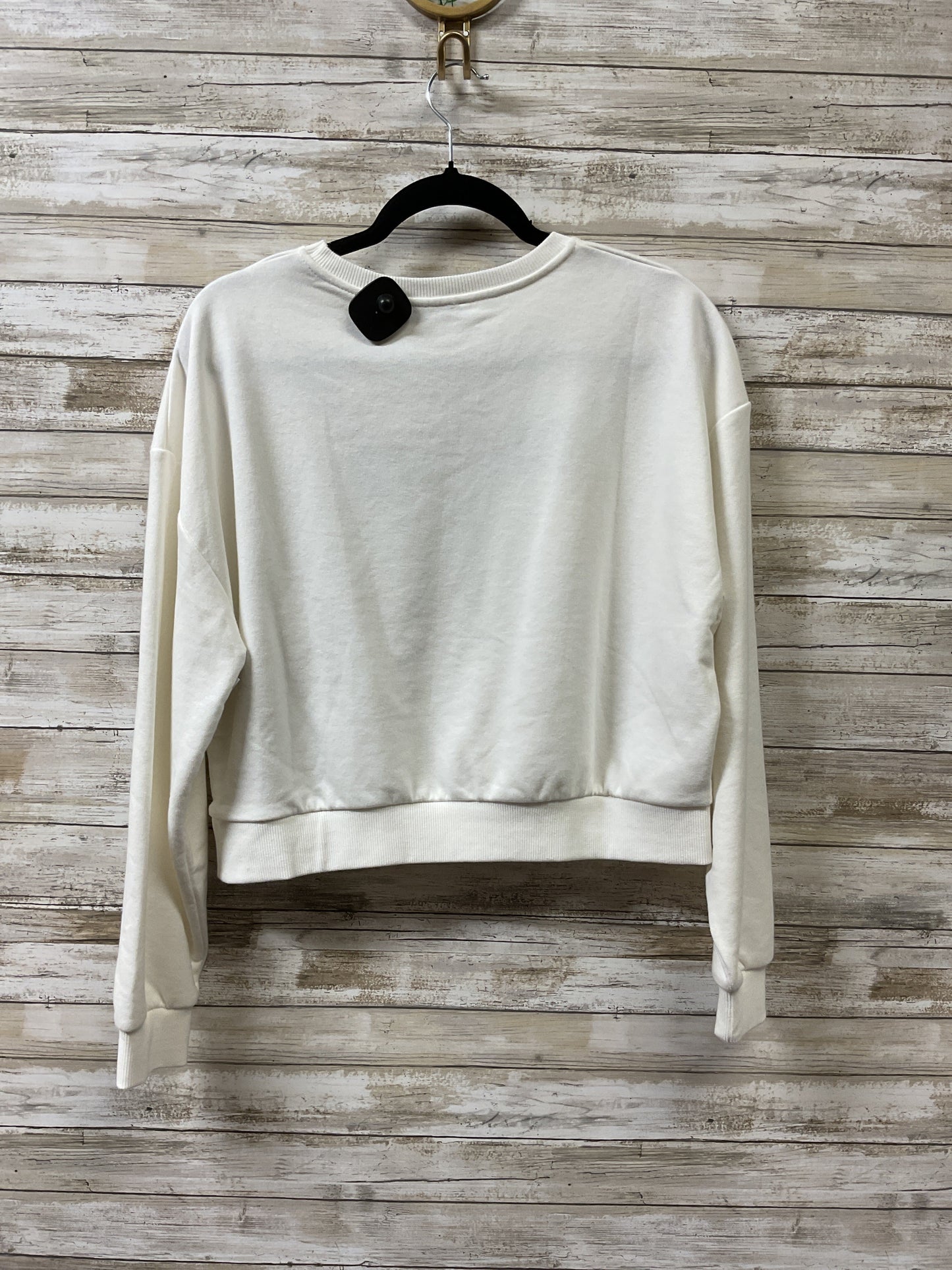 Sweatshirt Crewneck By Francesca’S In Cream, Size:M