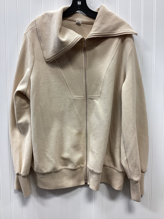 Athletic Jacket By Cmc In Tan, Size:Xl
