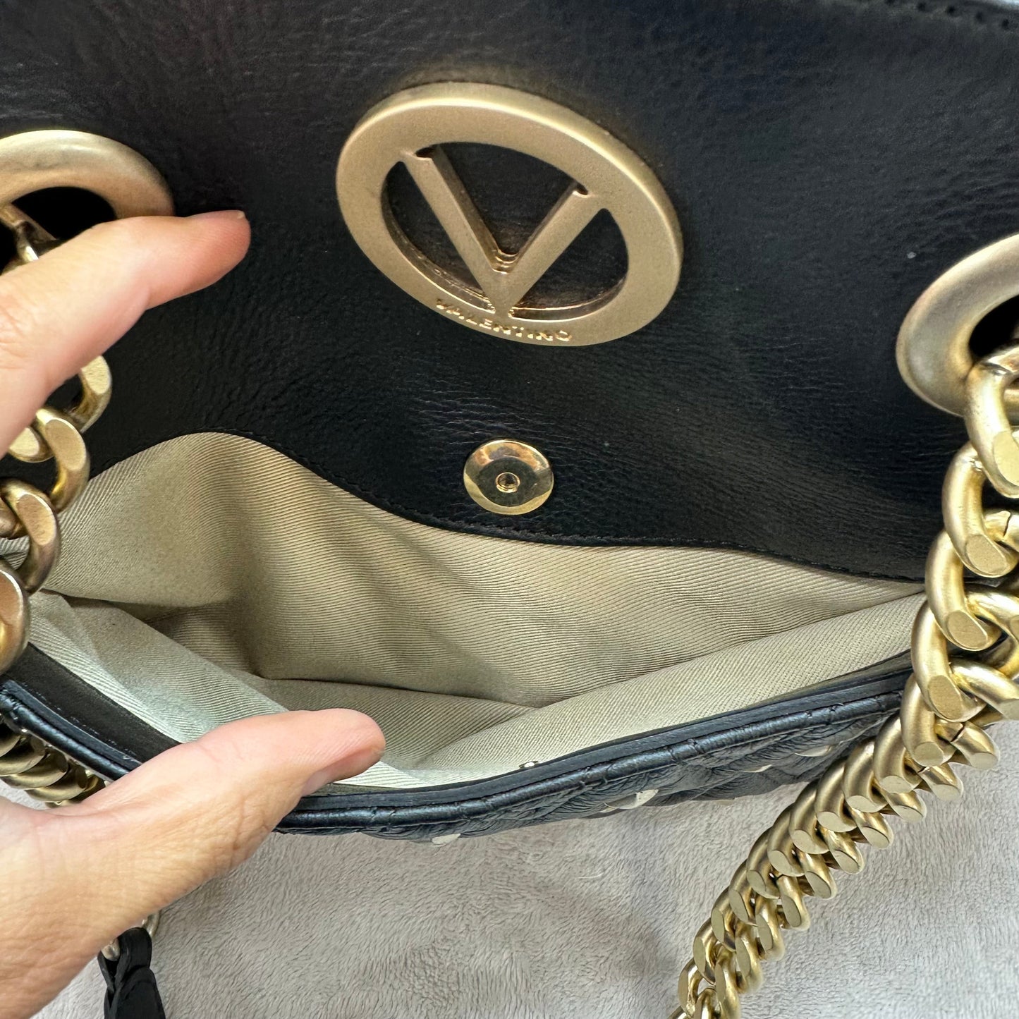 Handbag Designer By Valentino-mario, Size: Small