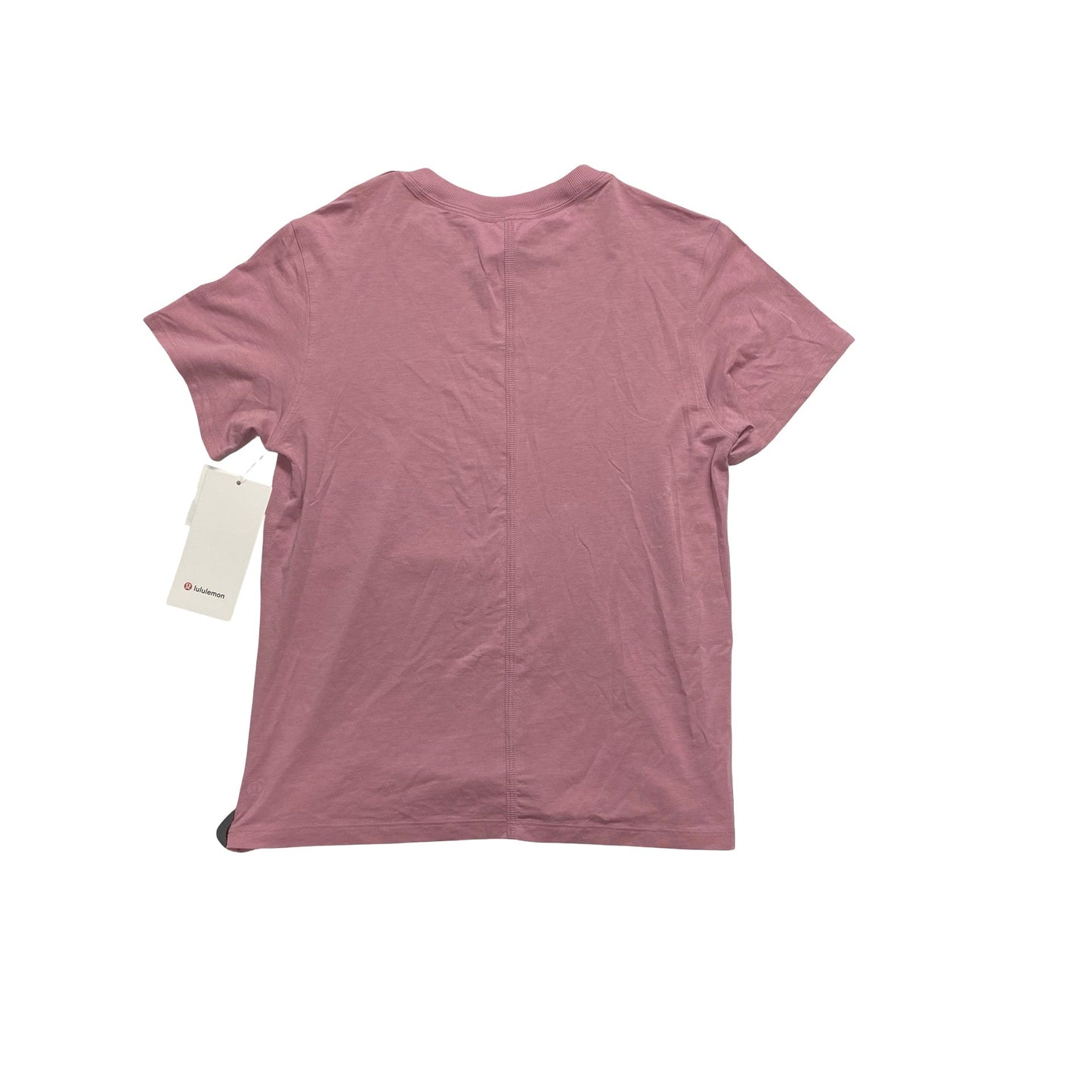 Athletic Top Ss By Lululemon In Mauve, Size:2