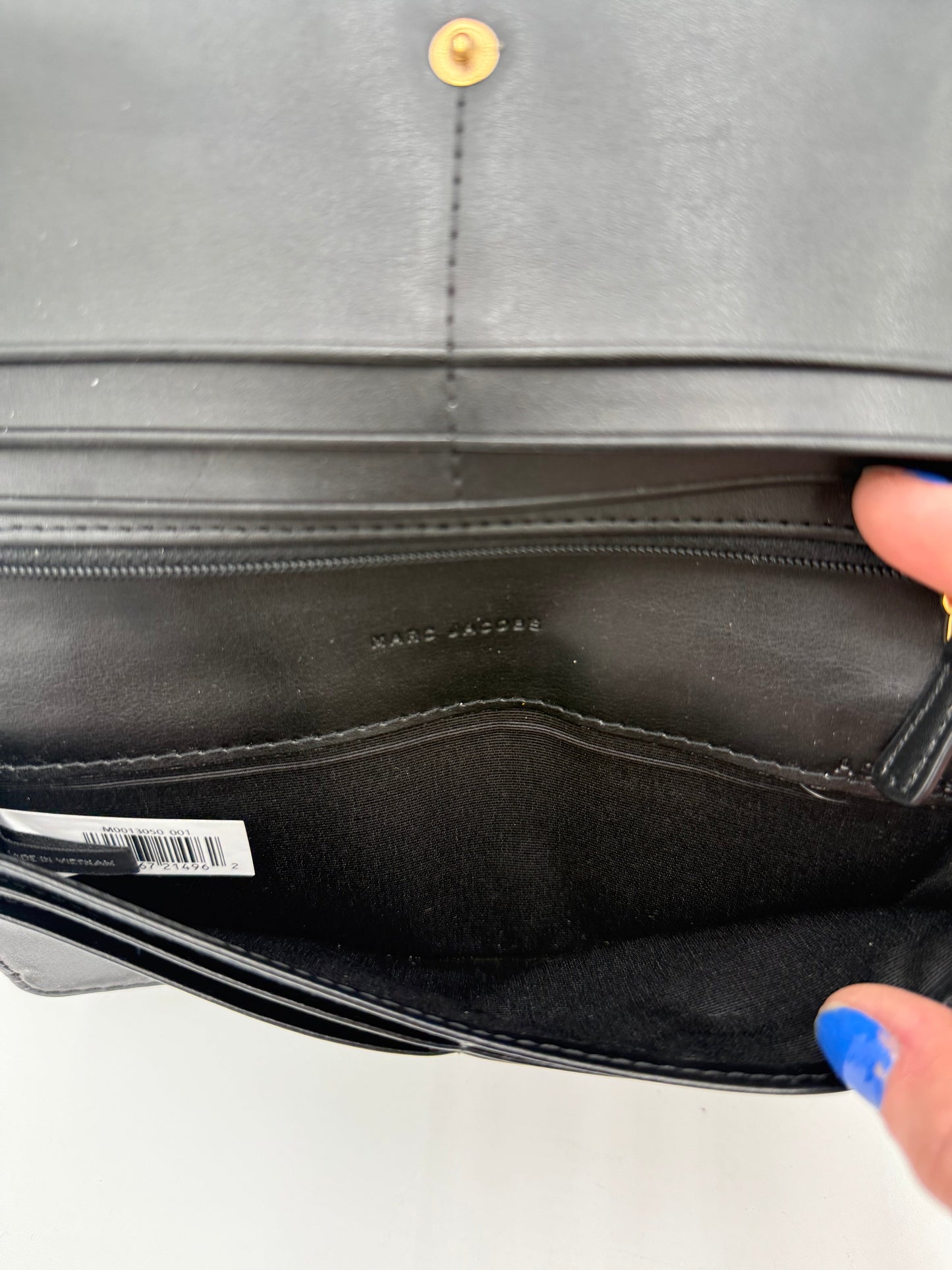 Wallet Luxury Designer By Marc Jacobs In Black, Size:Medium