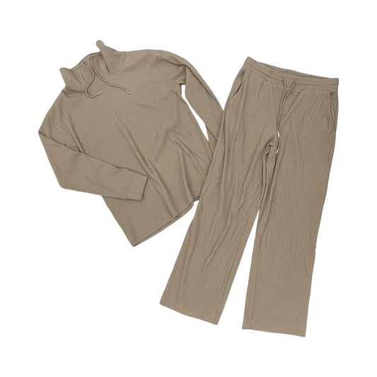 Lounge Set Pants By Haven In Brown, Size:M